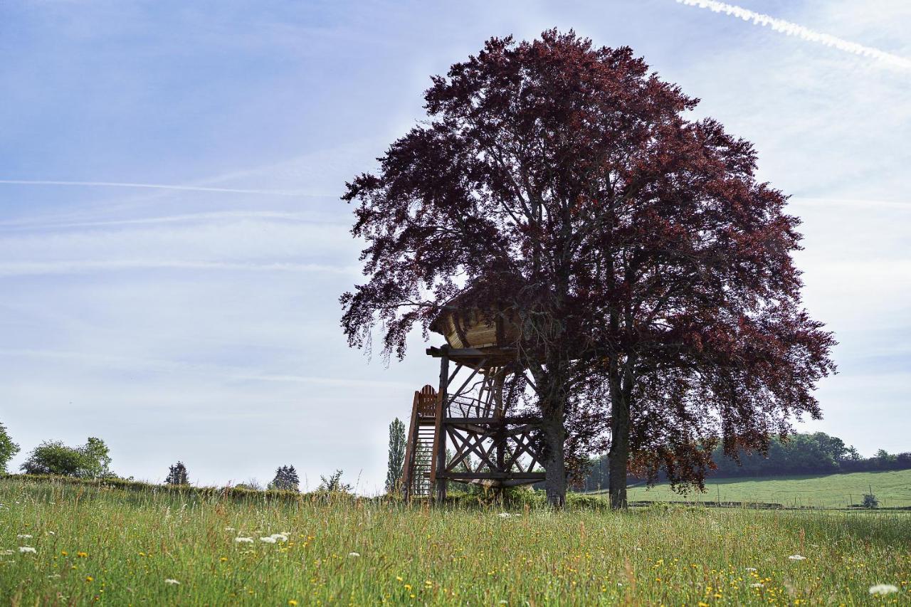 Cabane Perchée dans les Arbres Saint-Hilaire-en-Morvan Exterior foto